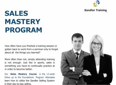 sales mastery course